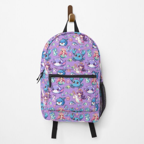 Item preview, Cute Mermaid Princess and Unicorn Seahorse (Purple) designed and sold by andydavistech.