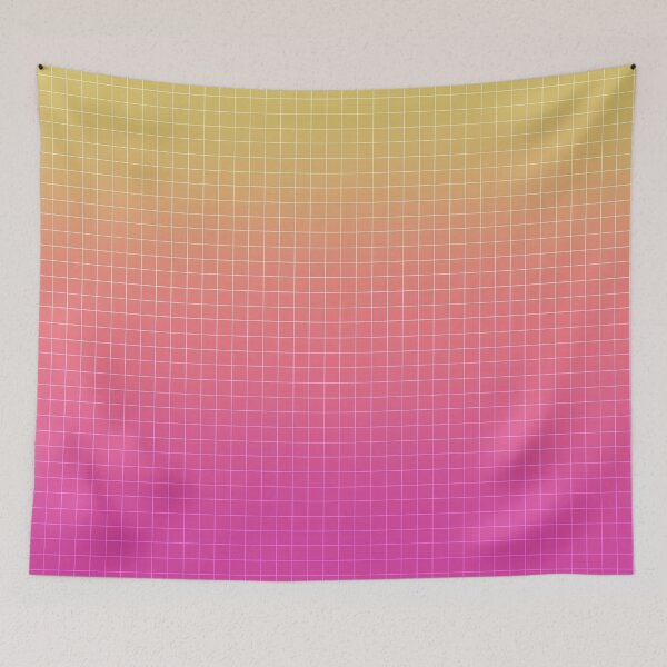 Item preview, Sunset Gradient Grid designed and sold by FreshFunkyRetro.