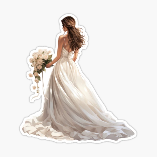 Jolee's Boutique 3d Bride Stickers Wedding Dress Scrapbooking