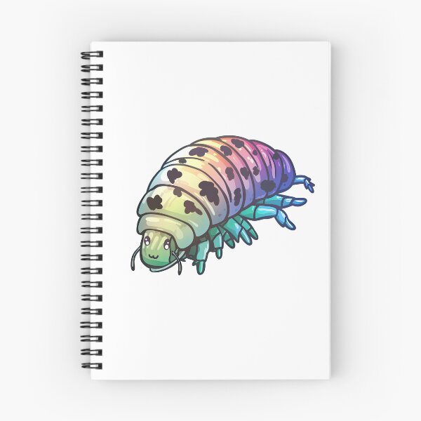 Item preview, dairy cow isopod kawaii colorful designed and sold by ParkkerTos.