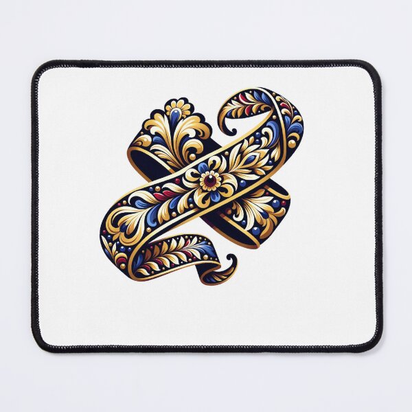 Item preview, colorful ribbon inspired by traditional Russian art designed and sold by VoilaPrint.