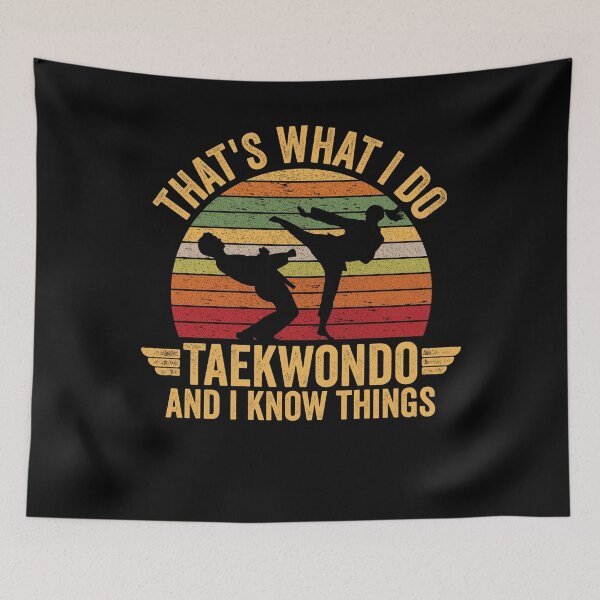 Item preview, Vintage Taekwondo design - Taekwondo Girl - Funny Taekwondo Dad  designed and sold by nubiguru.