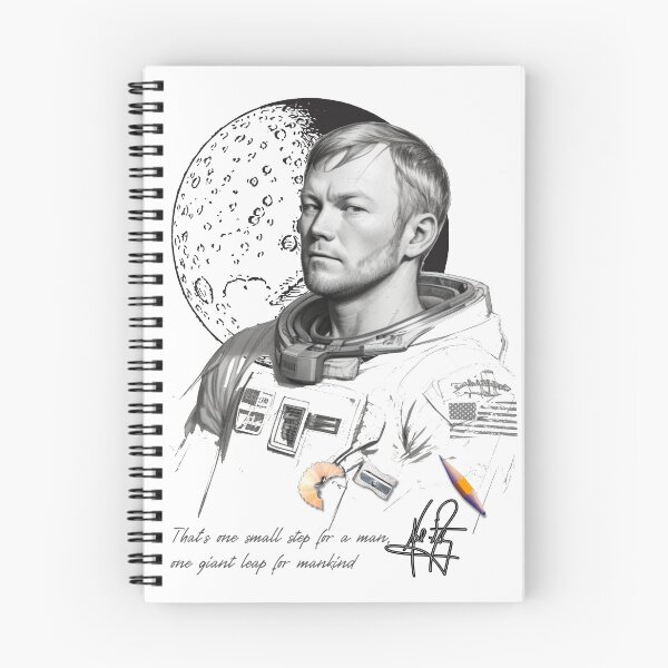Item preview, Neil Armstrong in Sketch designed and sold by NickTaroDesign.