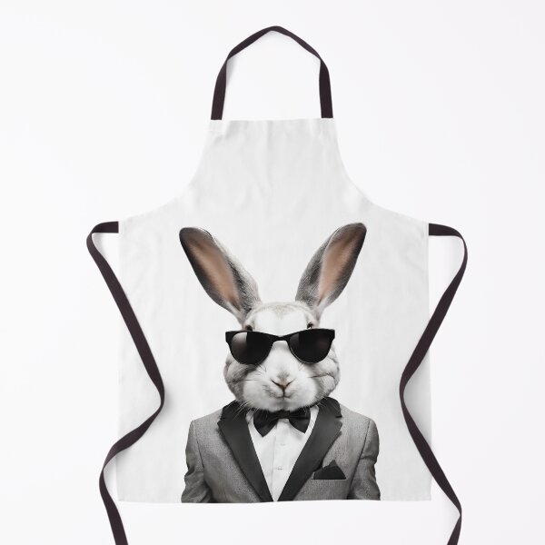 Item preview, cute bunny in a suit and sunglasses designed and sold by in-leggings.