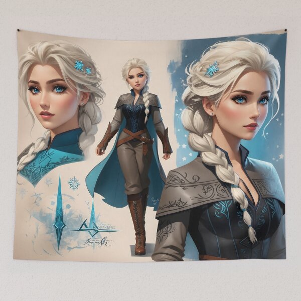 Item preview, woman white hair designed and sold by InnovaDigital.