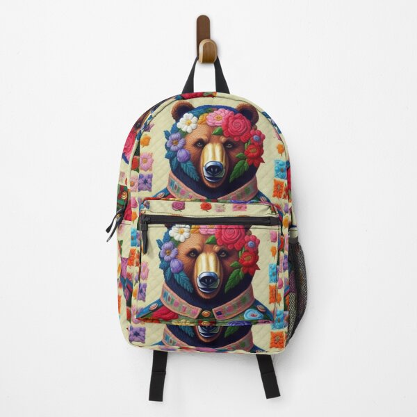 Artikelvorschau, Bear to be different florales Quilt-Design entworfen und verkauft von Roxburylane.