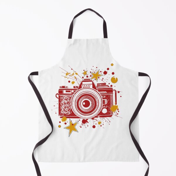 Item preview, Vintage film camera with stars and splatters designed and sold by TempoTees.