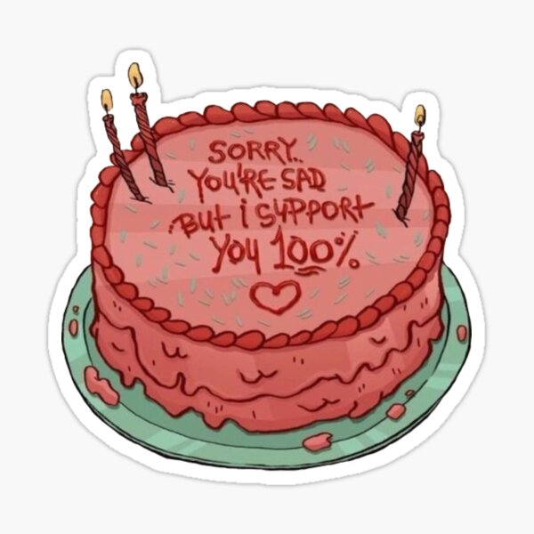 Emo spongebob  Funny cake, Funny birthday cakes, Birthday humor