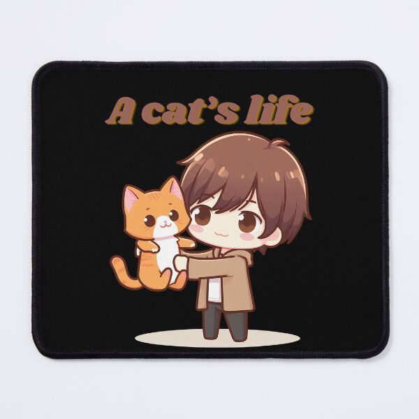 Aperçu de l'œuvre Chat esclave - La vie d'un chat - Cat Lover créée et vendue par mamacub.