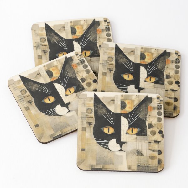 Item preview, Black and White Cat designed and sold by Ebuch007.
