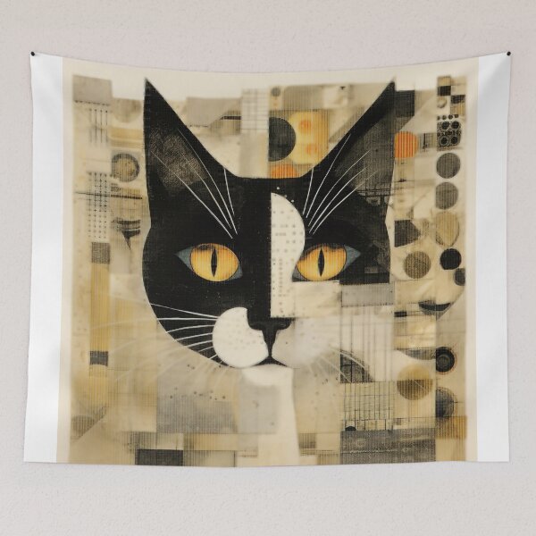 Item preview, Black and White Cat designed and sold by Ebuch007.