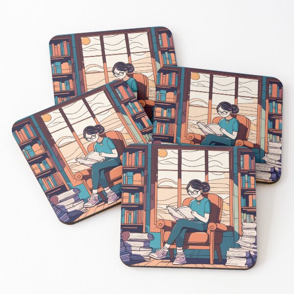 Item preview, Time reading books is time well spent designed and sold by Mikoloco.