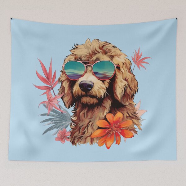 Item preview, Vacation Labradoodle designed and sold by ZombieLH.
