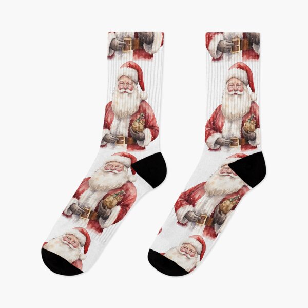 Item preview, Watercolor Santa Christmas Watercolor illustration designed and sold by Createya.