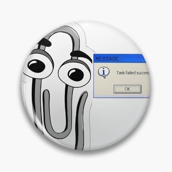 Item preview, clippy assistant task failed sucessfuly 20's nostagia designed and sold by sonizma.