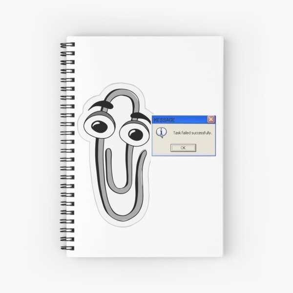 Item preview, clippy assistant task failed sucessfuly 20's nostagia designed and sold by sonizma.