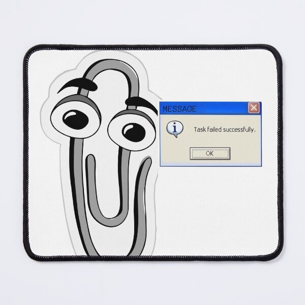 Item preview, clippy assistant task failed sucessfuly 20's nostagia designed and sold by sonizma.