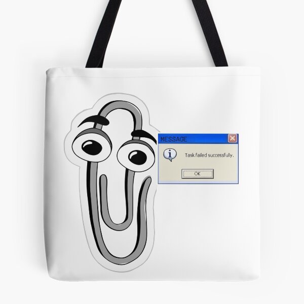 Item preview, clippy assistant task failed sucessfuly 20's nostagia designed and sold by sonizma.