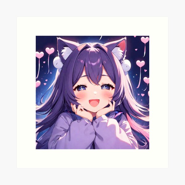 Uwu Anime Girl Art Prints for Sale