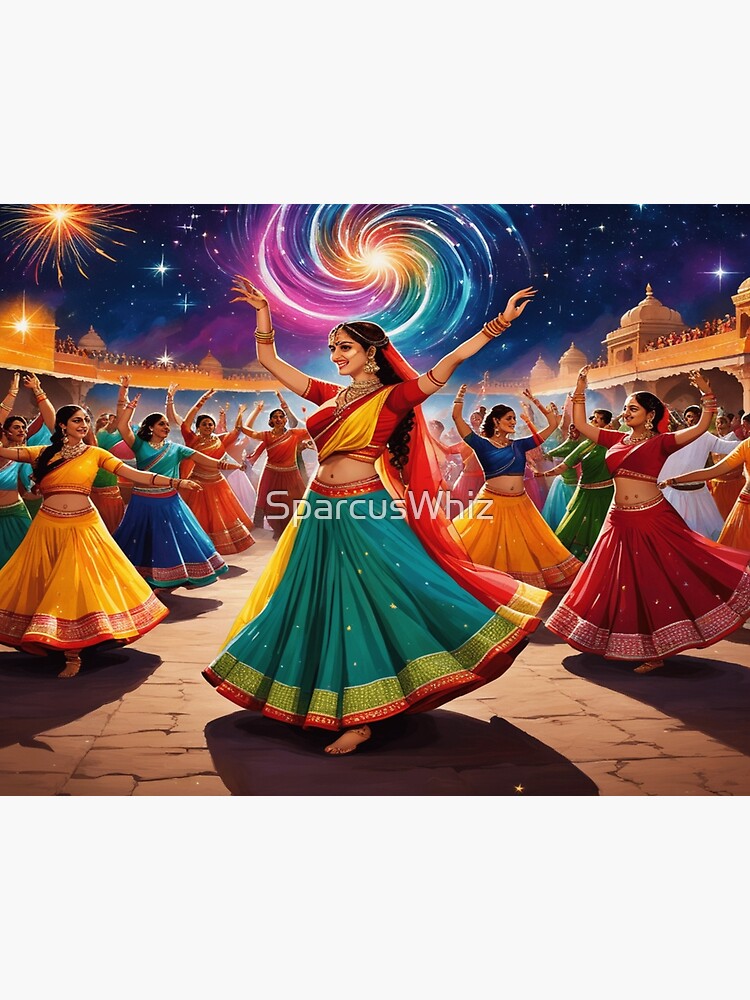 Garba Night Poster Stock Illustration - Download Image Now - Navratri,  Garba - Dance, Dandiya Dance - iStock