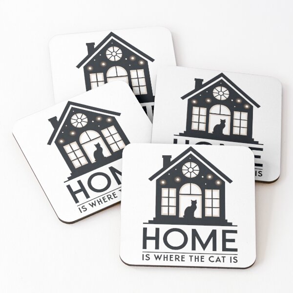 Item preview, Home Is Where The Cat Is designed and sold by ZenEverAI.