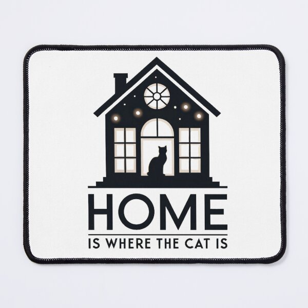 Item preview, Home Is Where The Cat Is designed and sold by ZenEverAI.