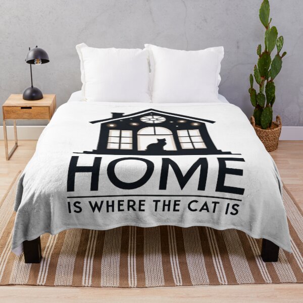 Item preview, Home Is Where The Cat Is designed and sold by ZenEverAI.