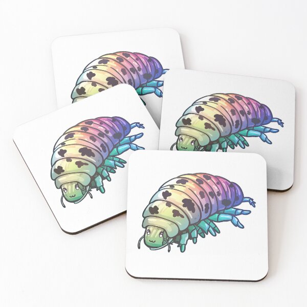 Item preview, dairy cow isopod kawaii colorful designed and sold by ParkkerTos.