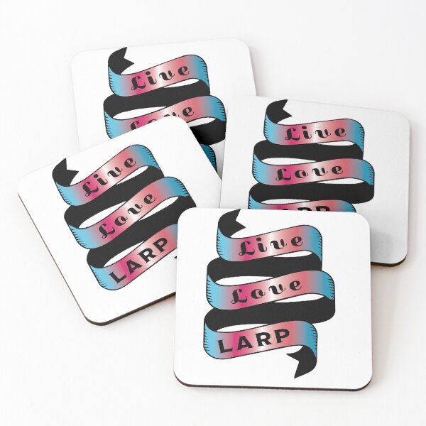 Item preview, Trans Flag Live Love LARP designed and sold by MoonlightFam.