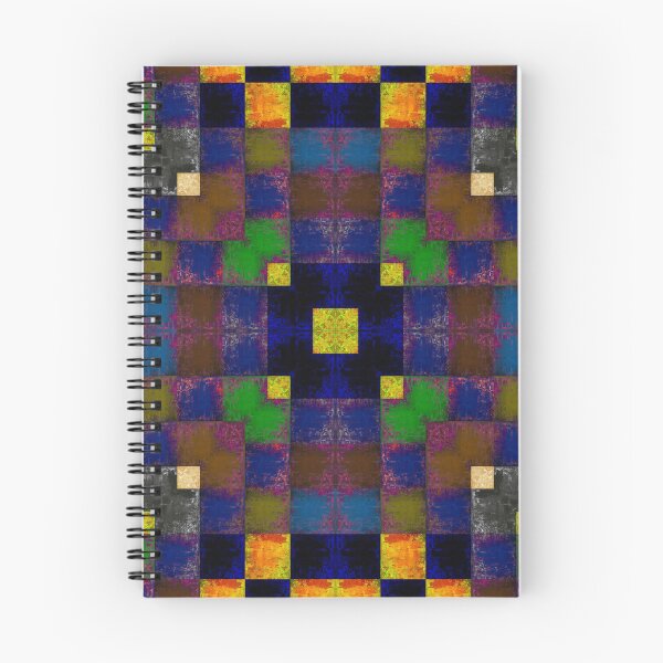 Item preview, Beautiful bright textured grunge acrylic multi-colored patchwork designed and sold by ArtistSunny.