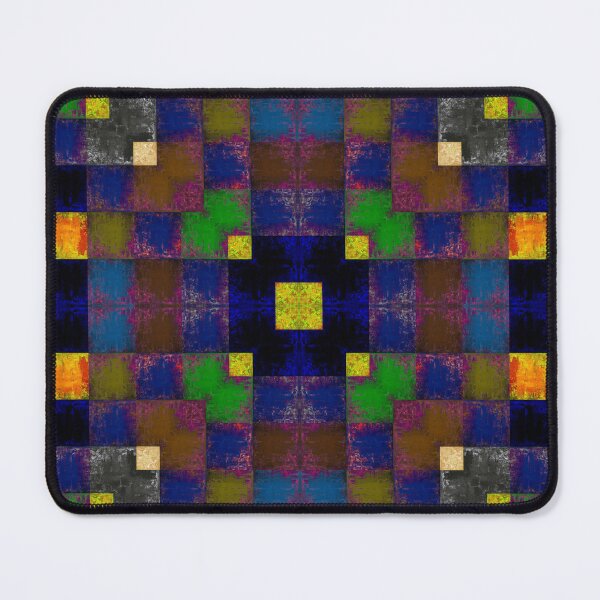 Item preview, Beautiful bright textured grunge acrylic multi-colored patchwork designed and sold by ArtistSunny.