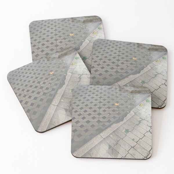 Item preview, Flooding paths in autumn with some leaves floating designed and sold by tshuki.