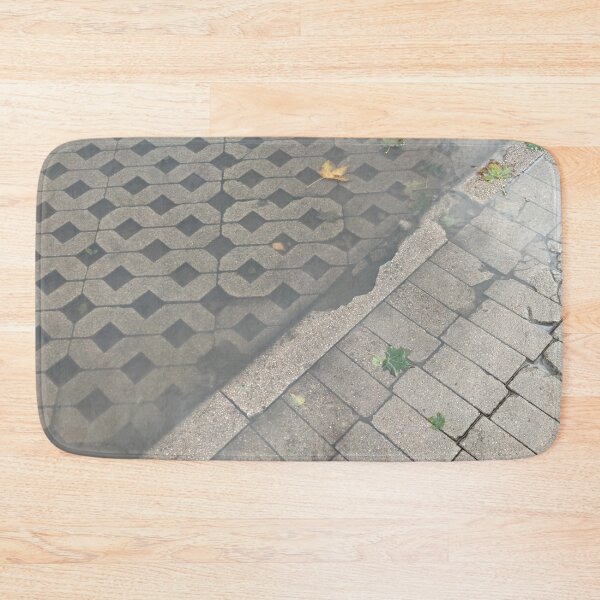 Item preview, Flooding paths in autumn with some leaves floating designed and sold by tshuki.