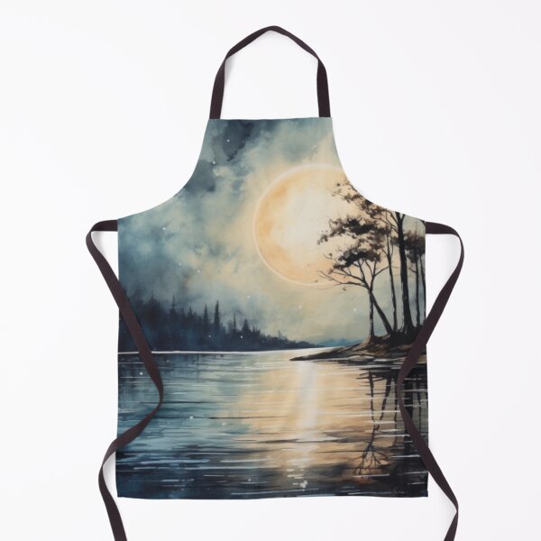 Item preview, beautiful full moon over the sea designed and sold by Superann8.