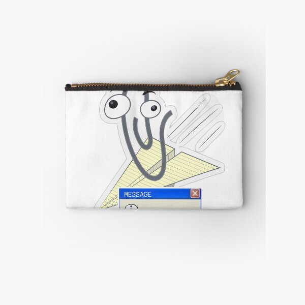 Item preview, clippy riding paper plane office assistant task failed sucessfuly 20's nostagia designed and sold by sonizma.