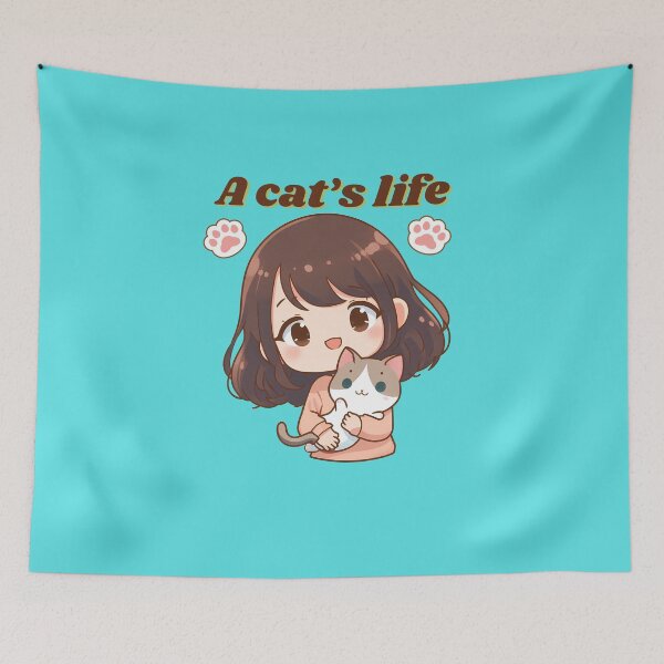 Item preview, Cat slave - A cat’s life - Cat Lover designed and sold by mamacub.