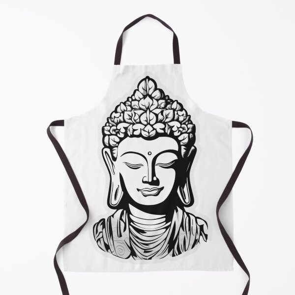 Item preview, Buddha Black White , home decoration for yoga and focus of attention designed and sold by MartynGrey.