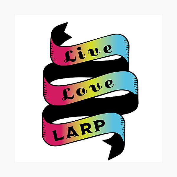 Item preview, Pan Flag Live Love LARP designed and sold by MoonlightFam.