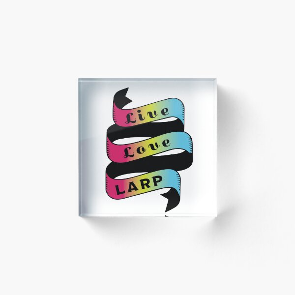 Item preview, Pan Bandera Vive Amor LARP designed and sold by MoonlightFam.