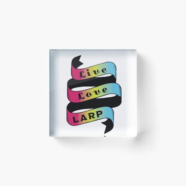 Item preview, Pan Flag Live Love LARP designed and sold by MoonlightFam.