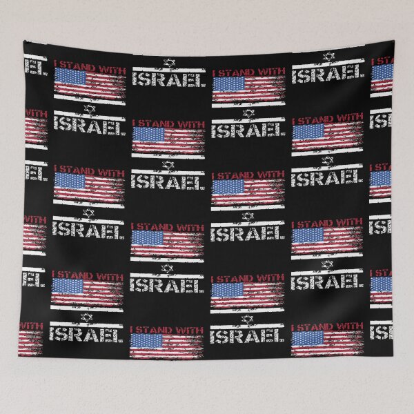 Item preview, I Stand With Israel Flags designed and sold by RebelsErickson.