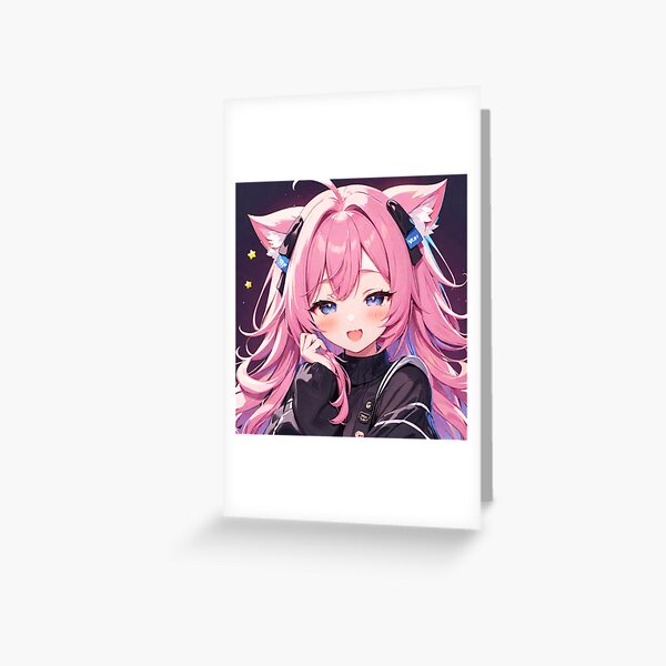 UwU Anime Cat Girl Pink Hair Poster for Sale by HQualityClothes