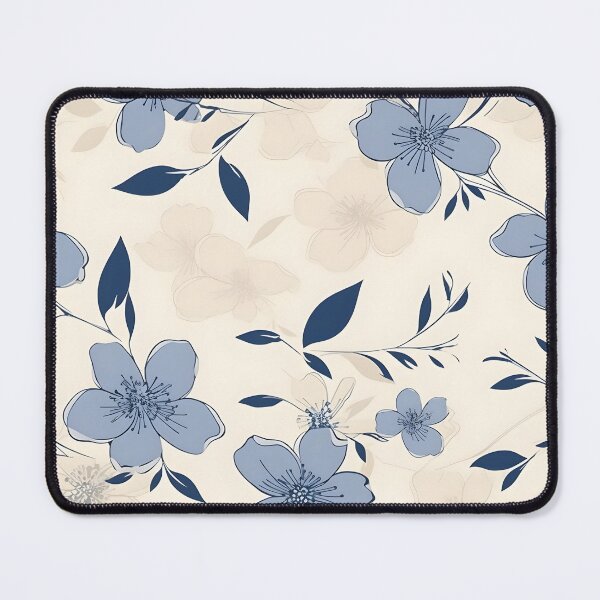 Item preview, Watercolour Blue Floral designed and sold by sakurashorty.