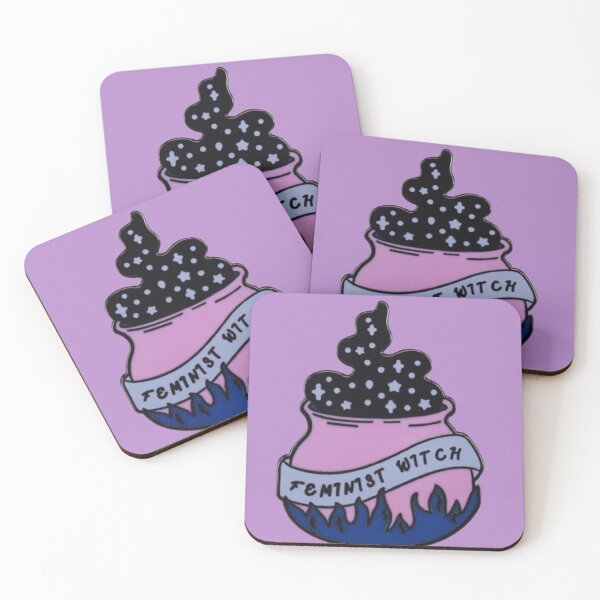 Item preview, feminist witch designed and sold by BrontesWhimsyStore.