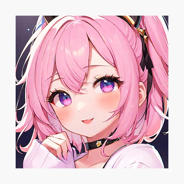 UwU Anime Cat Girl Pink Hair Poster for Sale by HQualityClothes