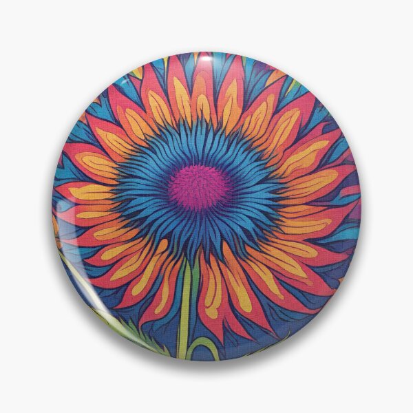 Item preview, Psychedelic cornflower designed and sold by Kamil Król.