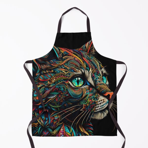 Item preview, Colorful Tabby Cat Profile designed and sold by Peggy Collins.