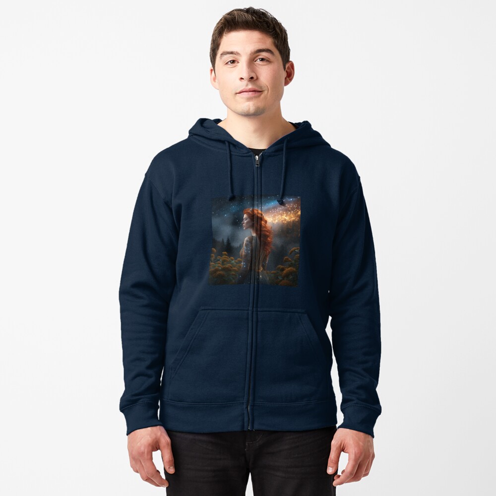 Item preview, Zipped Hoodie designed and sold by PurplePeacock.