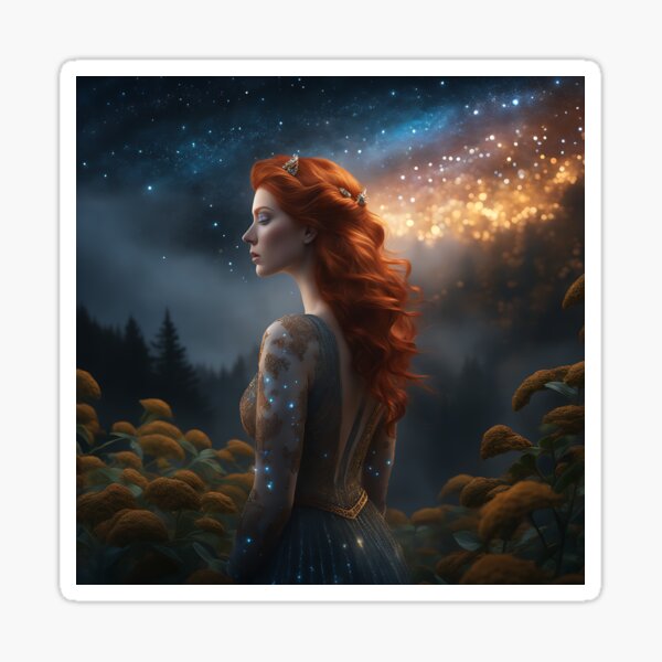 Star Lady Sticker
