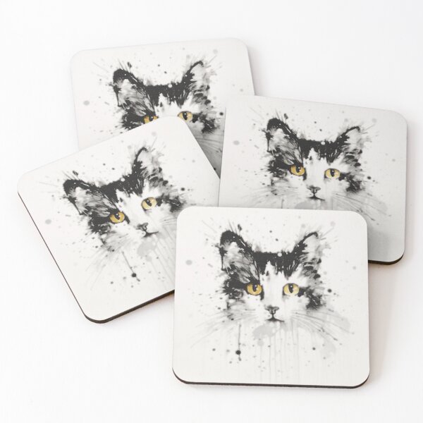 Item preview, Black and White Cat designed and sold by Ebuch007.
